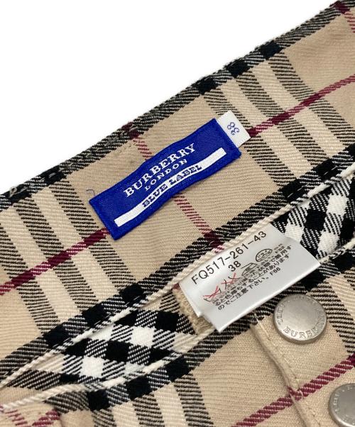 BURBERRY LONDON（バーバリーロンドン）BURBERRY LONDON (バーバリーロンドン) ノバチェックパンツ ベージュ サイズ:38の古着・服飾アイテム