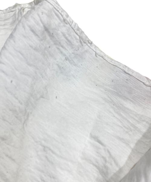 CADUNE（カデュネ）CADUNE (カデュネ) ジャガードペプラムブラウス ホワイト サイズ:Sの古着・服飾アイテム