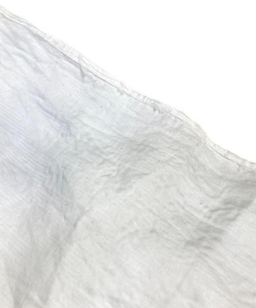 CADUNE（カデュネ）CADUNE (カデュネ) ジャガードペプラムブラウス ホワイト サイズ:Sの古着・服飾アイテム