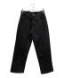 PRSN BLU（プリズンブルース）の古着「デニムパンツ」｜ブラック
