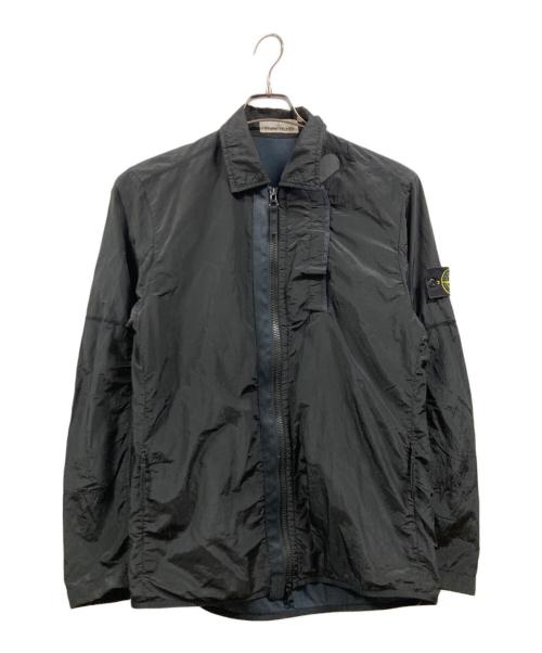 STONE ISLAND（ストーンアイランド）STONE ISLAND (ストーンアイランド) NYLON METAL OVERSHIRT ブラック サイズ:Mの古着・服飾アイテム