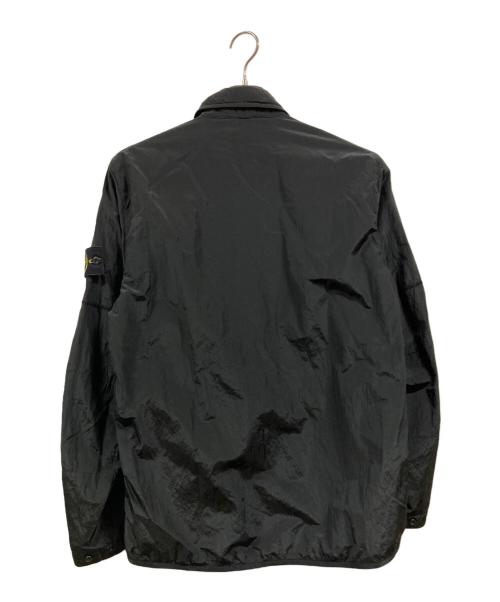 STONE ISLAND（ストーンアイランド）STONE ISLAND (ストーンアイランド) NYLON METAL OVERSHIRT ブラック サイズ:Mの古着・服飾アイテム