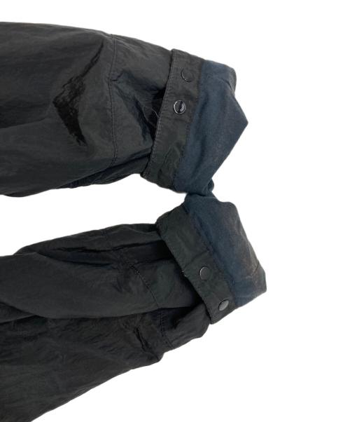 STONE ISLAND（ストーンアイランド）STONE ISLAND (ストーンアイランド) NYLON METAL OVERSHIRT ブラック サイズ:Mの古着・服飾アイテム