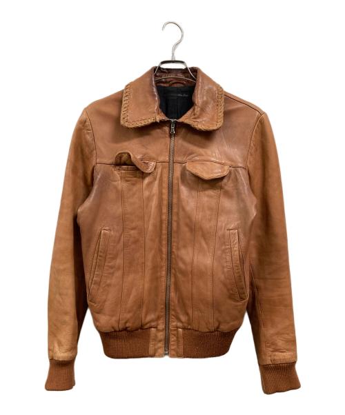 Retro Grade（レトログレード）Retro Grade (レトログレード) ラムレザージャケット ブラウン サイズ:Mの古着・服飾アイテム