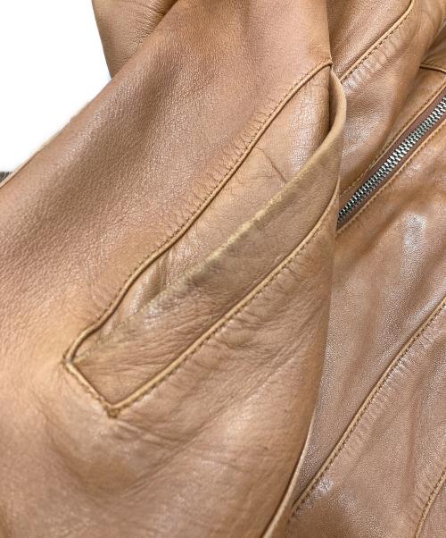 Retro Grade（レトログレード）Retro Grade (レトログレード) ラムレザージャケット ブラウン サイズ:Mの古着・服飾アイテム