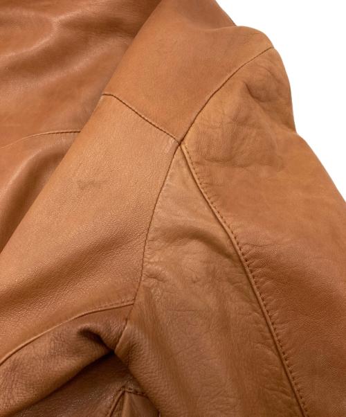 Retro Grade（レトログレード）Retro Grade (レトログレード) ラムレザージャケット ブラウン サイズ:Mの古着・服飾アイテム