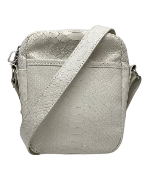 NIKE（ナイキ）NIKE (ナイキ) SUPREME (シュプリーム) Leather Shoulder Bag ブラックの古着・服飾アイテム