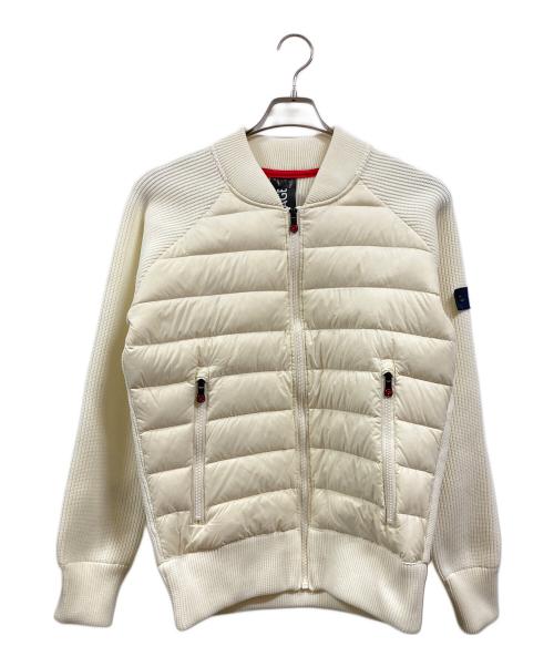 G-Stage（ジーステージ）G-Stage (ジーステージ) ニット切替ダウンジャケット ホワイト サイズ:46の古着・服飾アイテム