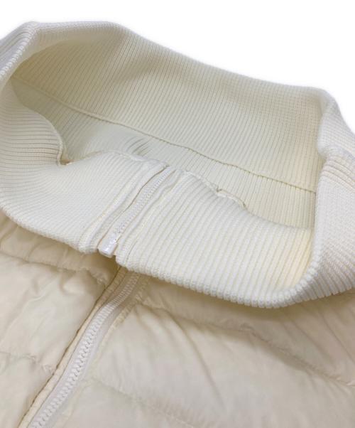 G-Stage（ジーステージ）G-Stage (ジーステージ) ニット切替ダウンジャケット ホワイト サイズ:46の古着・服飾アイテム