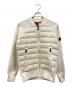 G-Stage（ジーステージ）の古着「ニット切替ダウンジャケット」｜ホワイト