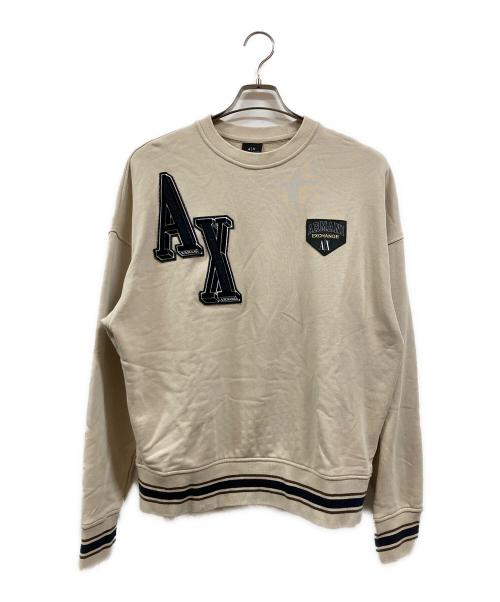 ARMANI EXCHANGE（アルマーニ エクスチェンジ）ARMANI EXCHANGE (アルマーニ エクスチェンジ) スウェット ベージュ サイズ:Sの古着・服飾アイテム