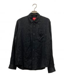 SUPREME（シュプリーム）の古着「Snakeskin Jacquard Shirt」｜ブラック