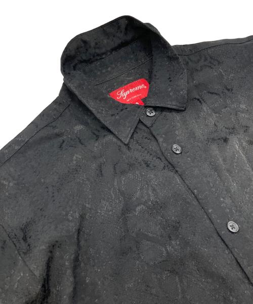 SUPREME（シュプリーム）SUPREME (シュプリーム) Snakeskin Jacquard Shirt ブラック サイズ:Sの古着・服飾アイテム