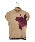 MaxMaraマックスマーラ）の古着「タートルネックニット」｜ベージュ