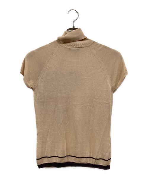 MaxMara（マックスマーラ）MaxMara (マックスマーラ) タートルネックニット ベージュ サイズ:Sの古着・服飾アイテム