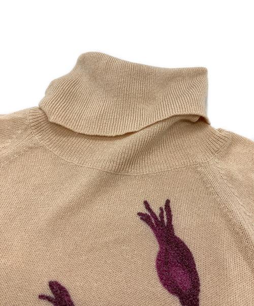 MaxMara（マックスマーラ）MaxMara (マックスマーラ) タートルネックニット ベージュ サイズ:Sの古着・服飾アイテム