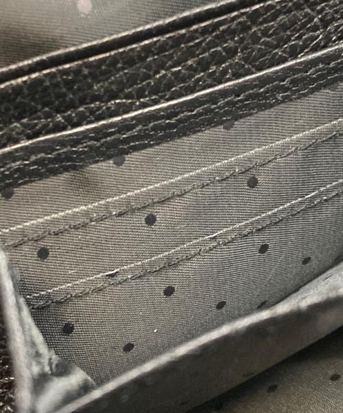 Perche（ペルケ）Perche (ペルケ) アクリル玉がま口長財布 ブラックの古着・服飾アイテム