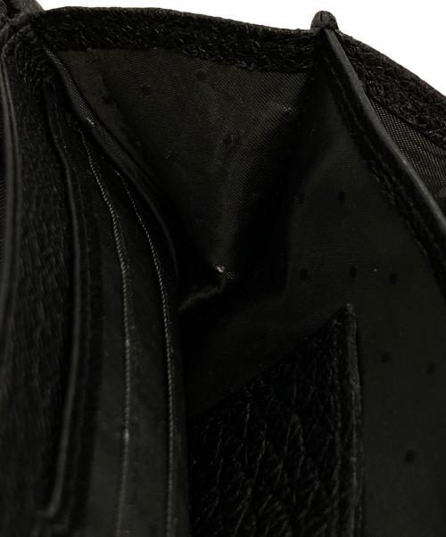 Perche（ペルケ）Perche (ペルケ) アクリル玉がま口長財布 ブラックの古着・服飾アイテム