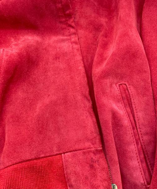 Schott（ショット）Schott (ショット) スエードブルゾン レッド サイズ:42の古着・服飾アイテム