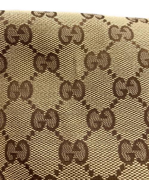 GUCCI（グッチ）GUCCI (グッチ) パテントレザートートバッグ ブラウンの古着・服飾アイテム