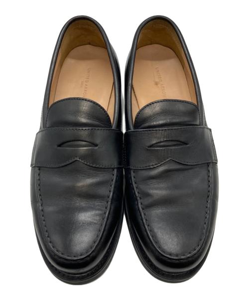 UNITED ARROWS（ユナイテッドアローズ）UNITED ARROWS (ユナイテッドアローズ) コインローファー ブラック サイズ:38の古着・服飾アイテム