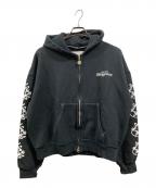 hangoverz clothezハングオーバーズ）の古着「ジップパーカー」｜ブラック