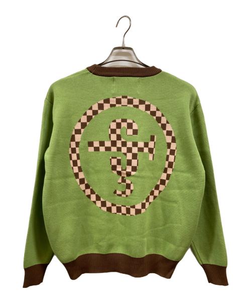 hangoverz clothez（ハングオーバーズ）HANGOVERZ CLOTHEZ (ハングオーバーズ) 刺繍ニット グリーン サイズ:XLの古着・服飾アイテム