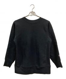 Champion REVERSE WEAVE（チャンピオン リバース ウィーブ）の古着「リバースウィーブクルーネックスウェット」｜ブラック