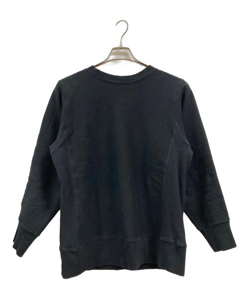 Champion REVERSE WEAVE（チャンピオン リバース ウィーブ）Champion REVERSE WEAVE (チャンピオン リバース ウィーブ) リバースウィーブクルーネックスウェット ブラック サイズ:Ｍの古着・服飾アイテム