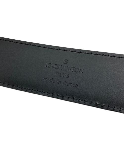 LOUIS VUITTON（ルイ ヴィトン）LOUIS VUITTON (ルイ ヴィトン) サンチュールクラシックベルト ブラック×ゴールド サイズ:38/35の古着・服飾アイテム