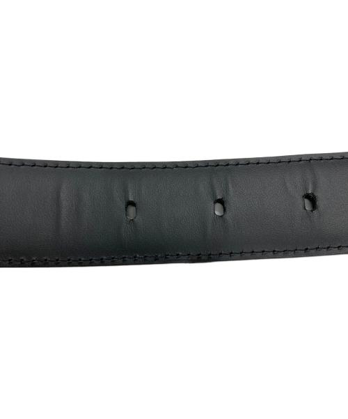 LOUIS VUITTON（ルイ ヴィトン）LOUIS VUITTON (ルイ ヴィトン) サンチュールクラシックベルト ブラック×ゴールド サイズ:38/35の古着・服飾アイテム