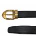 LOUIS VUITTON (ルイ ヴィトン) サンチュールクラシックベルト ブラック×ゴールド サイズ:38/35：15000円