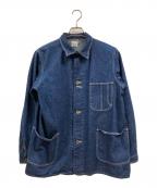 orSlowオアスロウ）の古着「40S COVER ALL 9oz ORIGINAL SELVEGE DENIM」｜インディゴ
