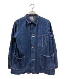 orSlow（オアスロウ）の古着「40S COVER ALL 9oz ORIGINAL SELVEGE DENIM」｜インディゴ