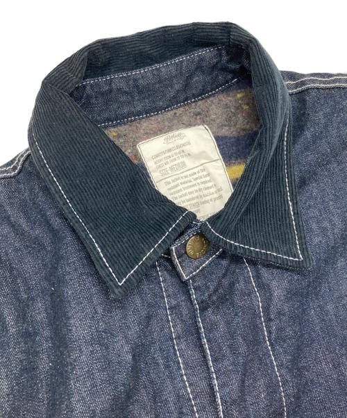 RADIALL（ラディアル）RADIALL (ラディアル) 刺繍入りデニムジャケット インディゴ サイズ:Ｍの古着・服飾アイテム