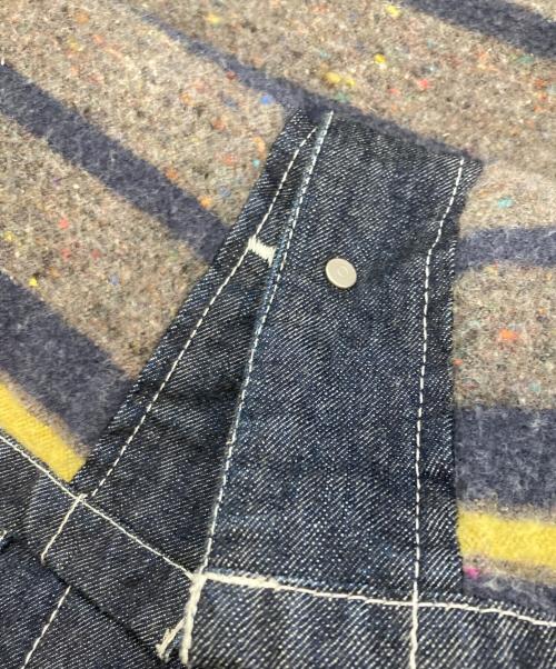 RADIALL（ラディアル）RADIALL (ラディアル) 刺繍入りデニムジャケット インディゴ サイズ:Ｍの古着・服飾アイテム