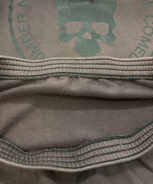 NUMBER (N)INE（ナンバーナイン）NUMBER (N)INE (ナンバーナイン) 穴開きスカルパーカー パープル サイズ:3の古着・服飾アイテム