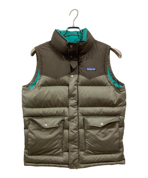 Patagonia（パタゴニア）Patagonia (パタゴニア) ダウンベスト カーキ サイズ:Sの古着・服飾アイテム