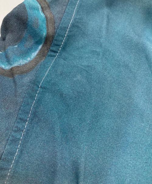 SUPREME（シュプリーム）Supreme (シュプリーム) キャンドル柄オープンカラーレーヨンシャツ ブルー サイズ:Sの古着・服飾アイテム