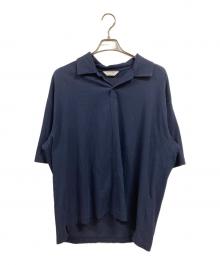 STILL BY HAND（スティルバイハンド）の古着「カットソーポロシャツ」｜ネイビー