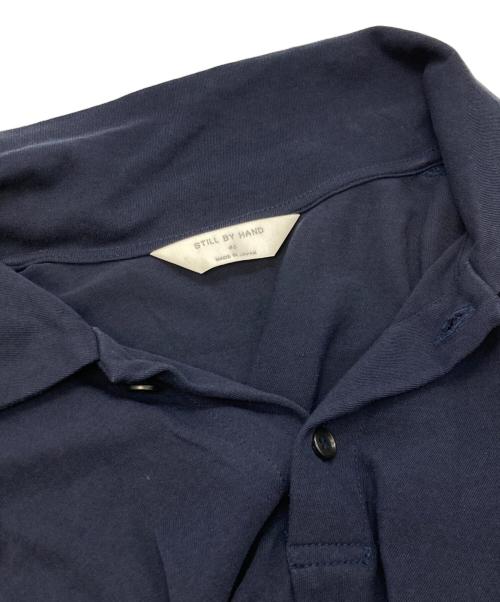 STILL BY HAND（スティルバイハンド）STILL BY HAND (スティルバイハンド) カットソーポロシャツ ネイビー サイズ:46の古着・服飾アイテム