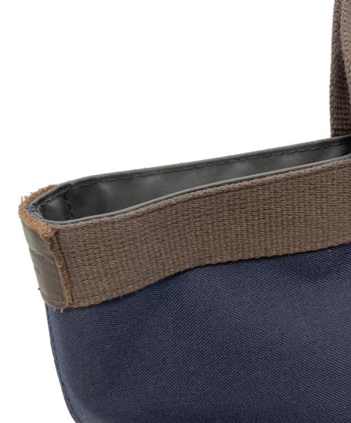 Herve Chapelier（エルベシャプリエ）Herve Chapelier (エルベシャプリエ) 舟形トートバッグバッグ ブラウン×ネイビーの古着・服飾アイテム