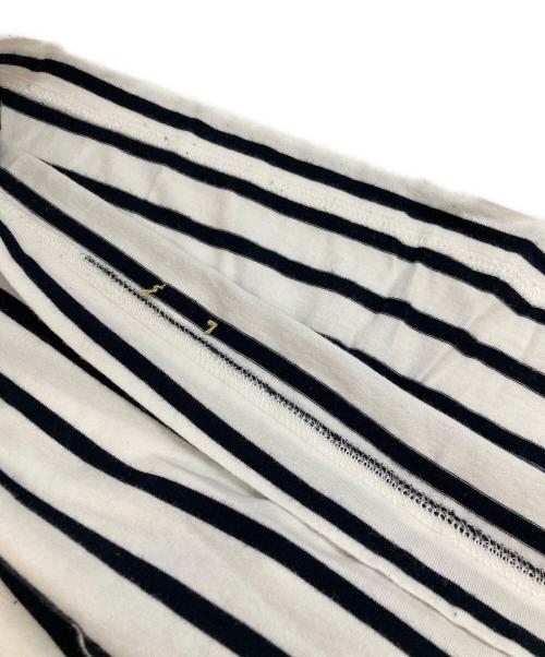BLUE LABEL CRESTBRIDGE（ブルーレーベルクレストブリッジ）BLUE LABEL CRESTBRIDGE (ブルーレーベルクレストブリッジ) ボーダーカットソー ホワイト×ネイビー サイズ:Ｍの古着・服飾アイテム