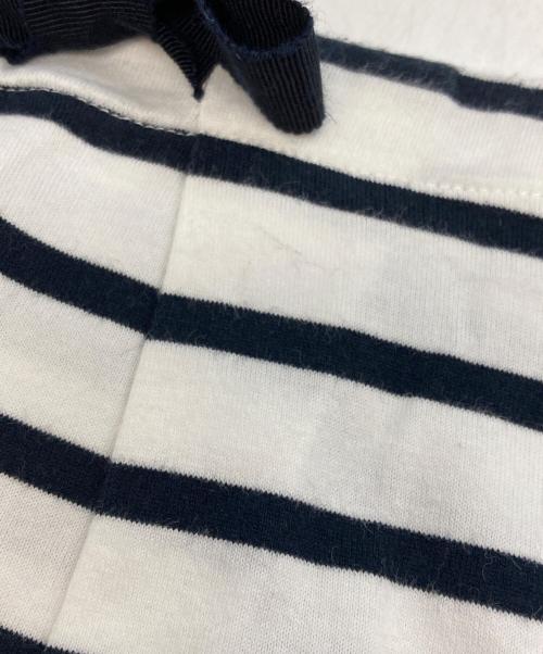 BLUE LABEL CRESTBRIDGE（ブルーレーベルクレストブリッジ）BLUE LABEL CRESTBRIDGE (ブルーレーベルクレストブリッジ) ボーダーカットソー ホワイト×ネイビー サイズ:Ｍの古着・服飾アイテム