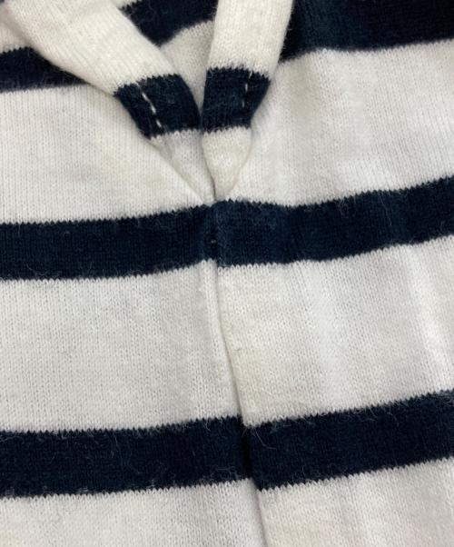 BLUE LABEL CRESTBRIDGE（ブルーレーベルクレストブリッジ）BLUE LABEL CRESTBRIDGE (ブルーレーベルクレストブリッジ) ボーダーカットソー ホワイト×ネイビー サイズ:Ｍの古着・服飾アイテム