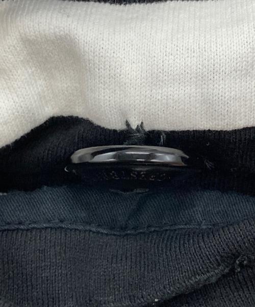 BLUE LABEL CRESTBRIDGE（ブルーレーベルクレストブリッジ）BLUE LABEL CRESTBRIDGE (ブルーレーベルクレストブリッジ) ボーダーワンピース ブラック×ホワイト サイズ:Mの古着・服飾アイテム