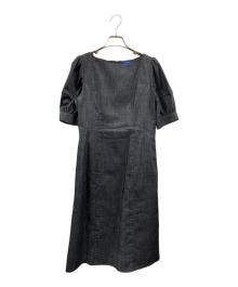 BLUE LABEL CRESTBRIDGE（ブルーレーベルクレストブリッジ）の古着「ワンピース」｜グレー