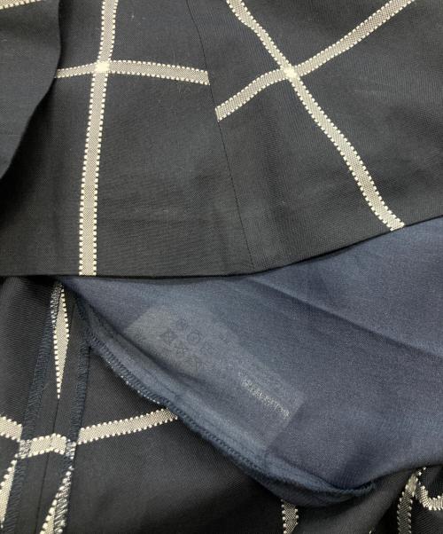 BLUE LABEL CRESTBRIDGE（ブルーレーベルクレストブリッジ）BLUE LABEL CRESTBRIDGE (ブルーレーベルクレストブリッジ) ニットドッキングワンピース ネイビー サイズ:Mの古着・服飾アイテム