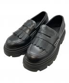 ZARAザラ）の古着「ローファー」｜ブラック