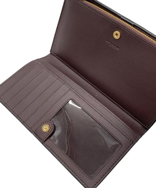 COACH（コーチ）COACH (コーチ) スリム ジップ ウォレット ブラックの古着・服飾アイテム